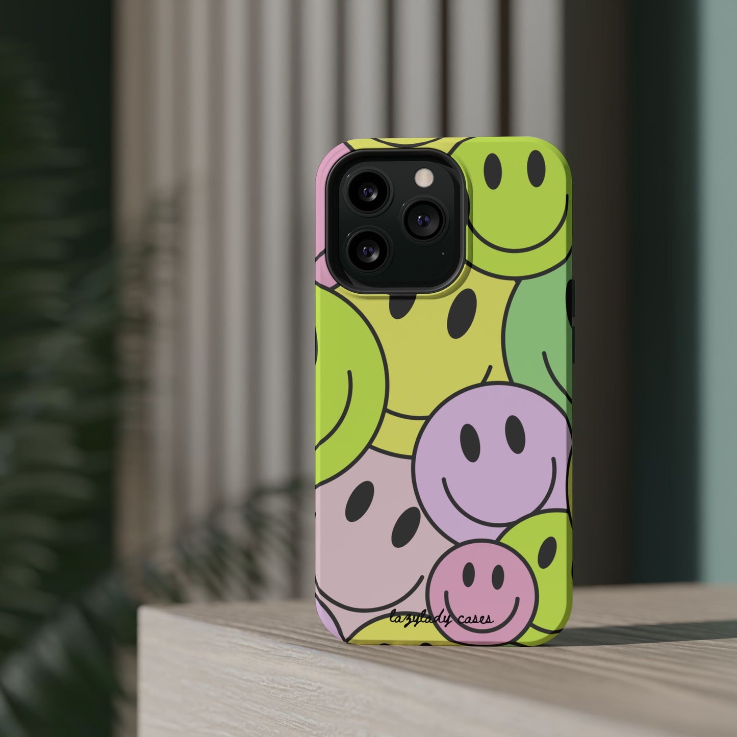 Colorful Smiley Face Magnetic Tough Case for Fun-Loving Individuals