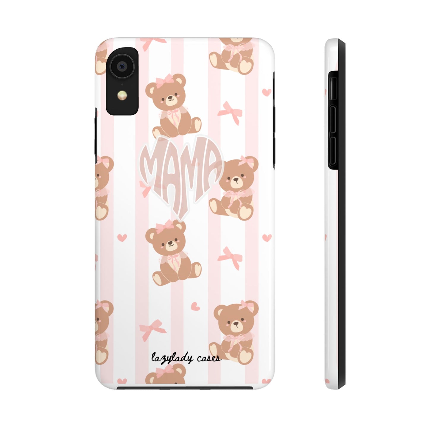 Cute Bear Mama Phone Case - Stylish Tough Case for Moms
