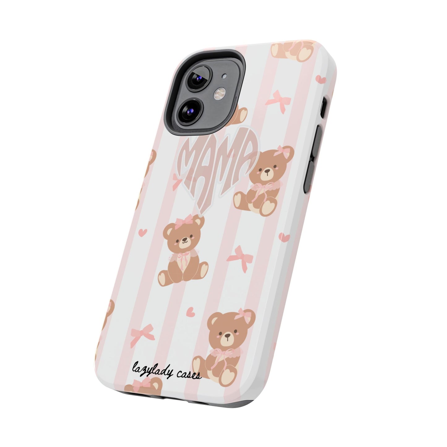 Cute Bear Mama Phone Case - Stylish Tough Case for Moms