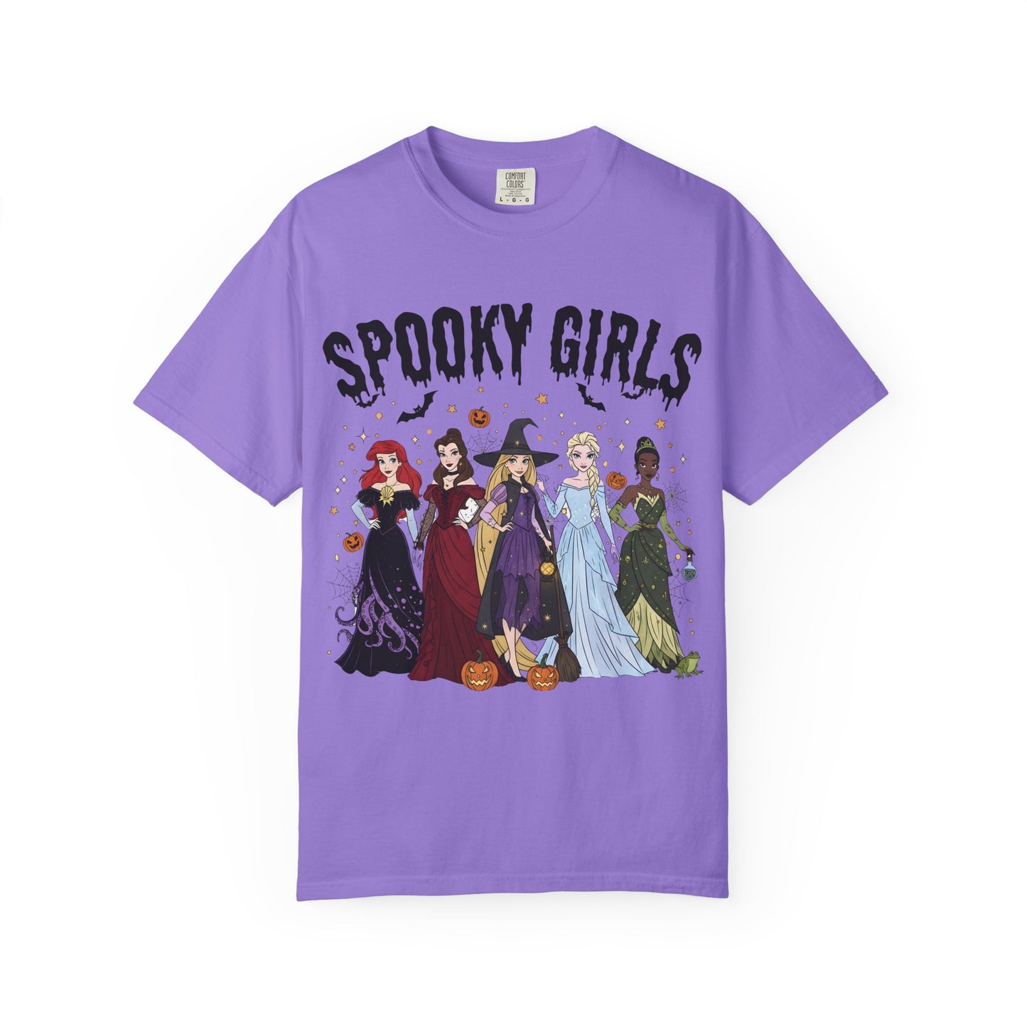 Spooky Girls T-Shirt, Halloween Tee, Unisex Graphic Shirt, Cute Costume Top, Seasonal Apparel, Witchy Fashion