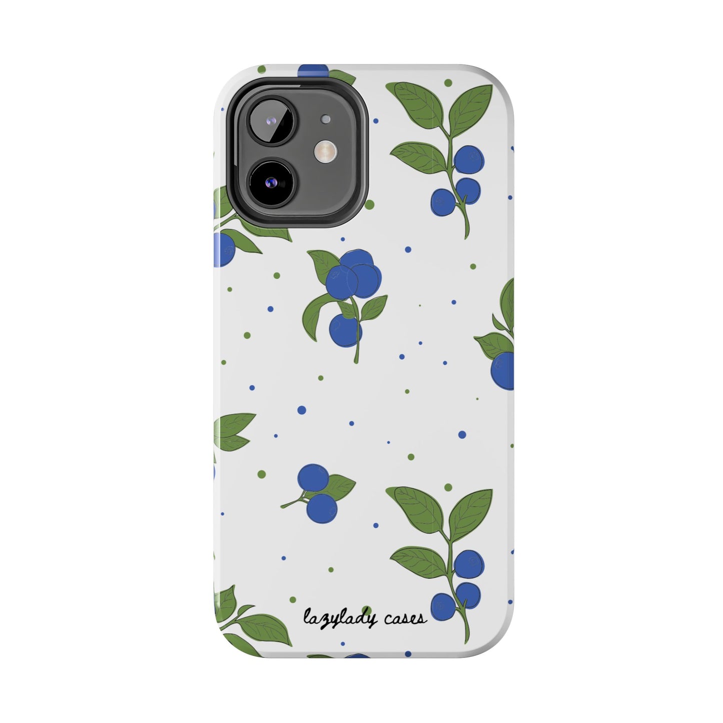 Blueberry Tough Phone Case - Durable Berry Design for Everyday Protection