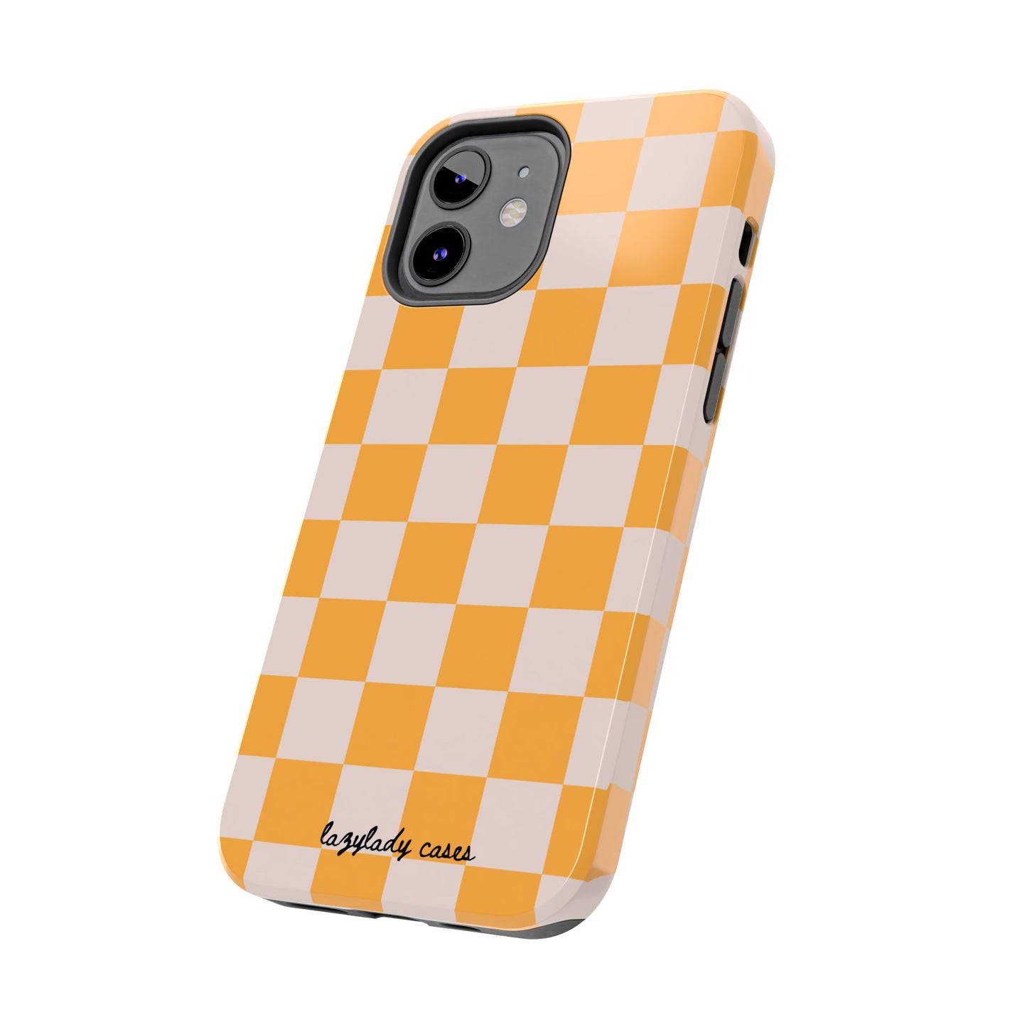 Bright Checkerboard Tough Phone Case - Stylish & Durable Protection