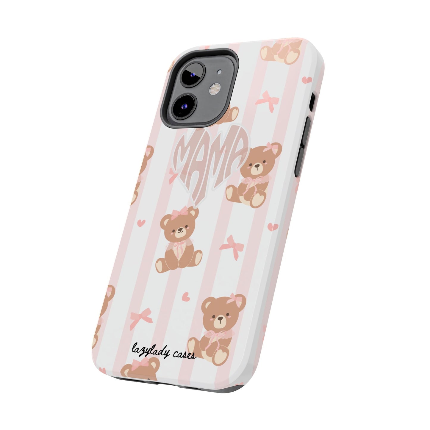 Cute Bear Mama Phone Case - Stylish Tough Case for Moms