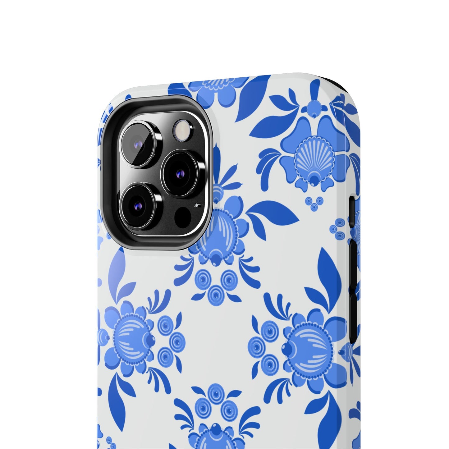 Floral Tough Phone Case - Stylish Protection for Everyday Use