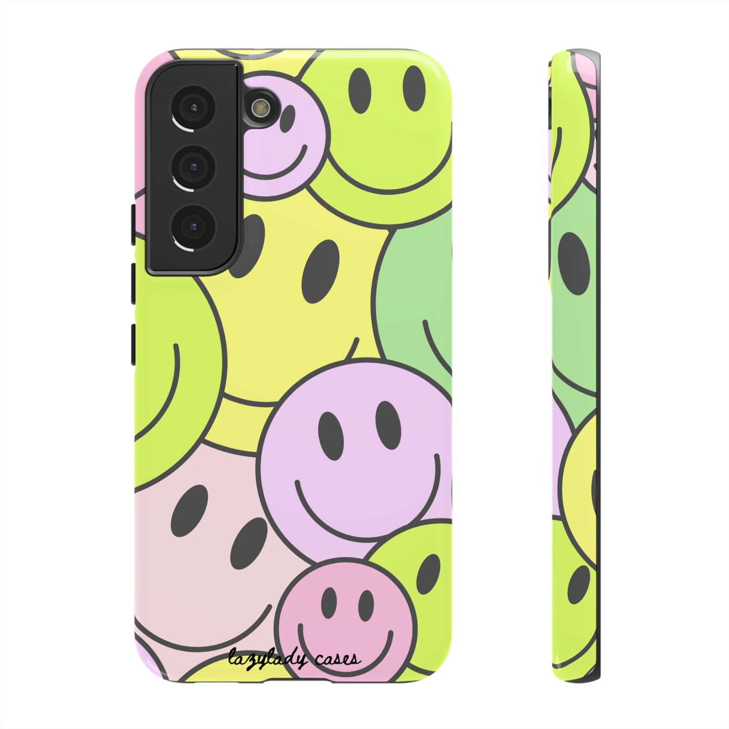 Colorful Smile Face Phone Case - Tough Protection & Fun Design