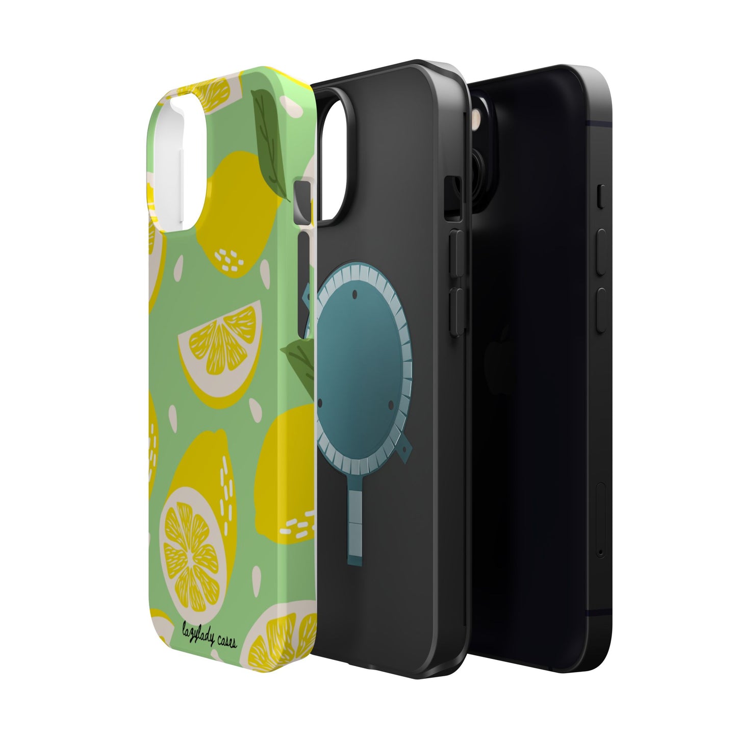 Lemonade Vibe Magnetic Phone Case - Bright Citrus Design for Summer Fun