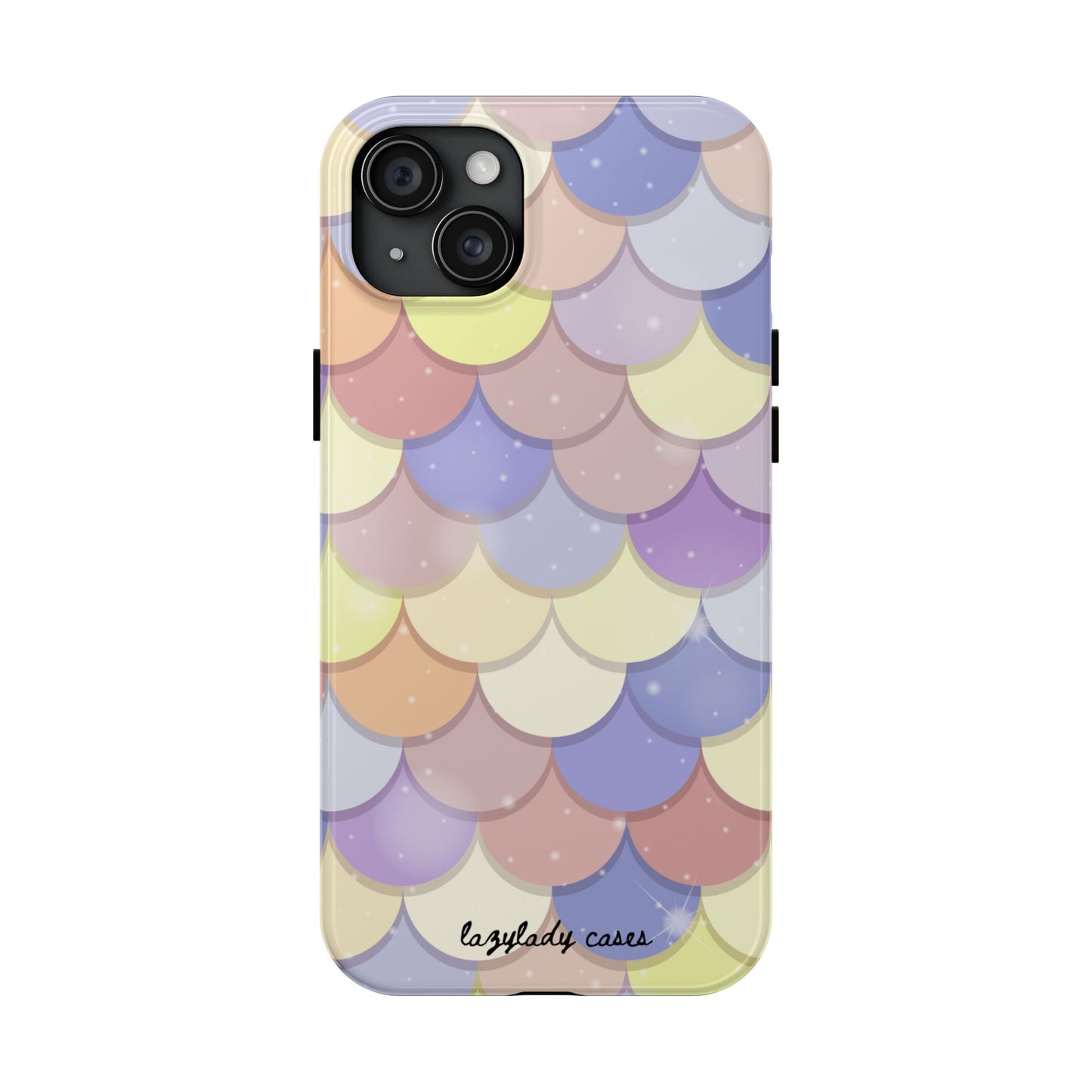 Mermaid Scale Tough Phone Case - Durable Protection with Colorful Design