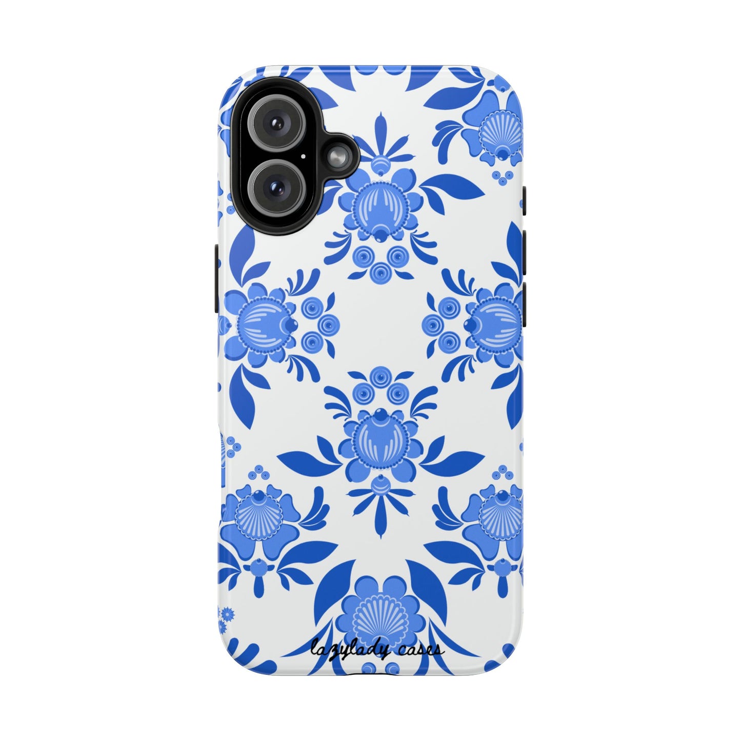 Floral Tough Phone Case - Stylish Protection for Everyday Use