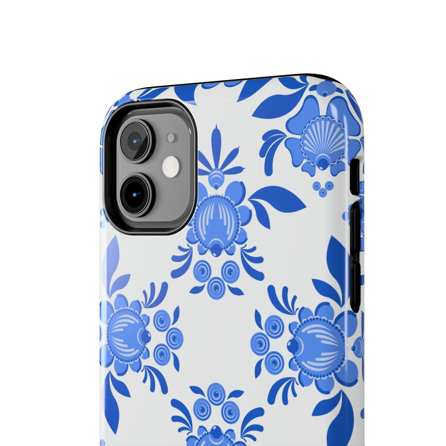 Floral Tough Phone Case - Stylish Protection for Everyday Use