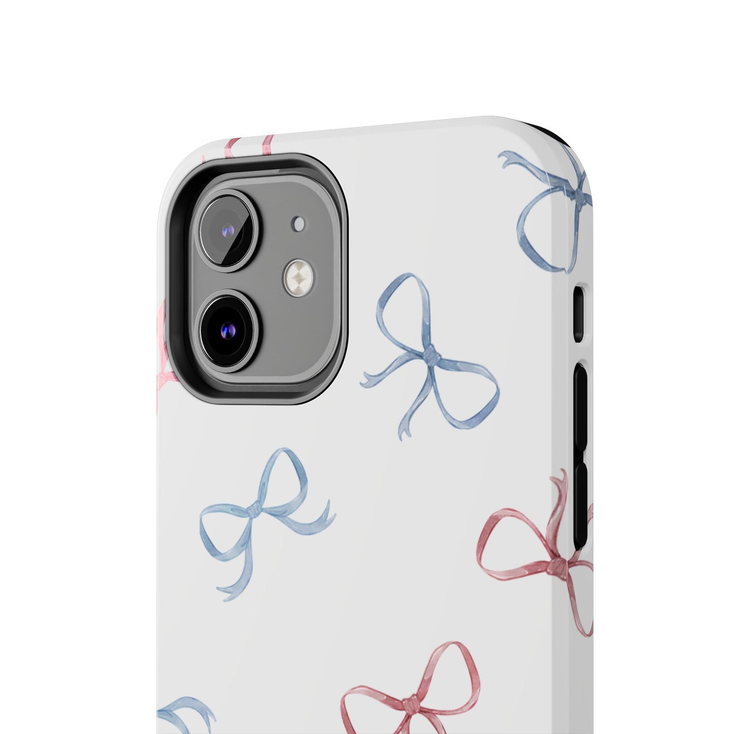Chic Bow Pattern Tough Phone Case | Stylish Protection for Your Device