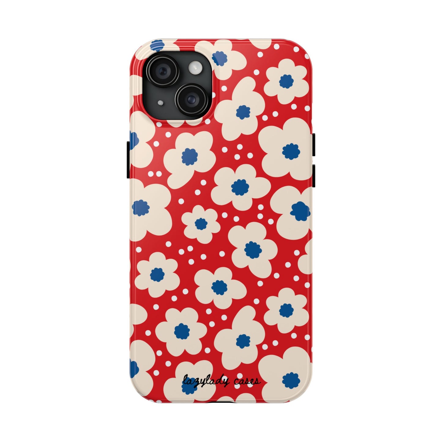 Blossom Floral Tough Phone Case - Durable Protection with Vintage Charm