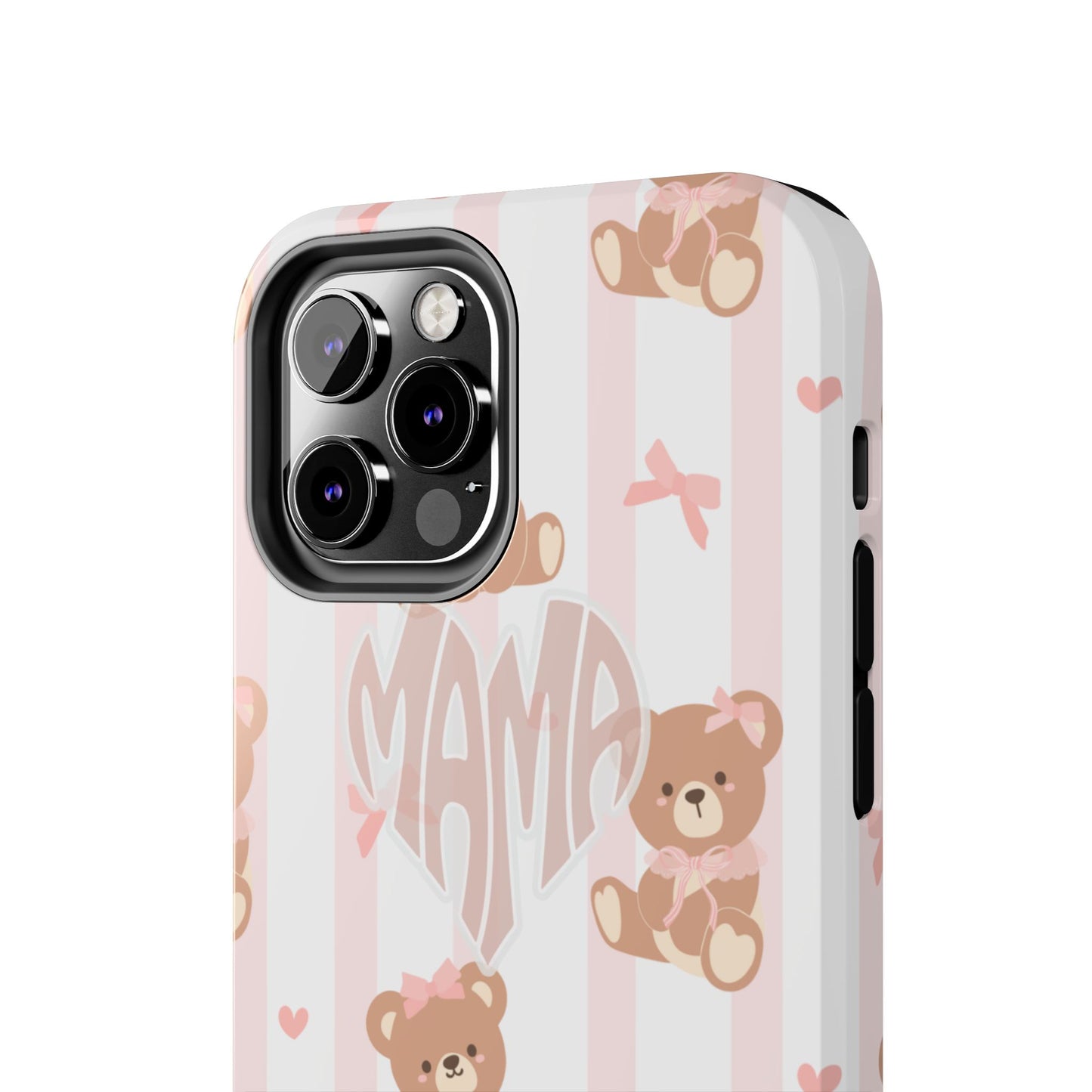 Cute Bear Mama Phone Case - Stylish Tough Case for Moms