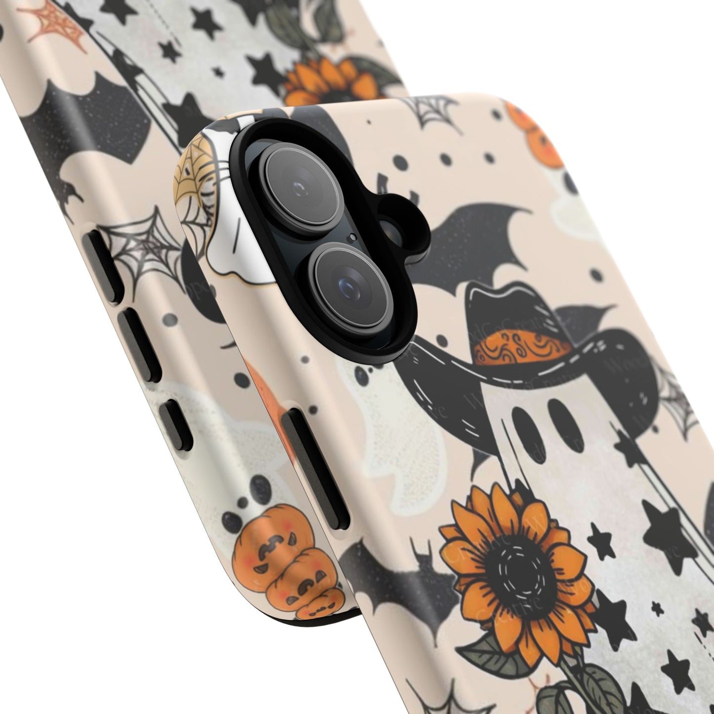 Cute Ghost Phone Case, Halloween Decor, Spooky Gift, Fall Accessories, Pumpkin Lover's Gift, Autumn Vibes, Trick or Treat