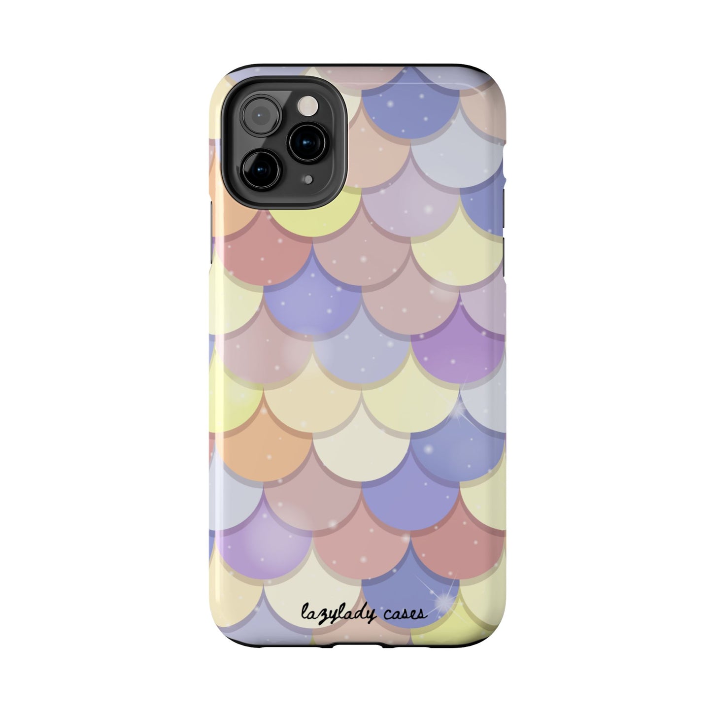 Mermaid Scale Tough Phone Case - Durable Protection with Colorful Design