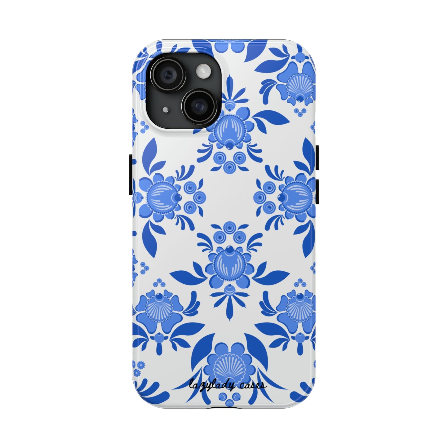 Floral Tough Phone Case - Stylish Protection for Everyday Use