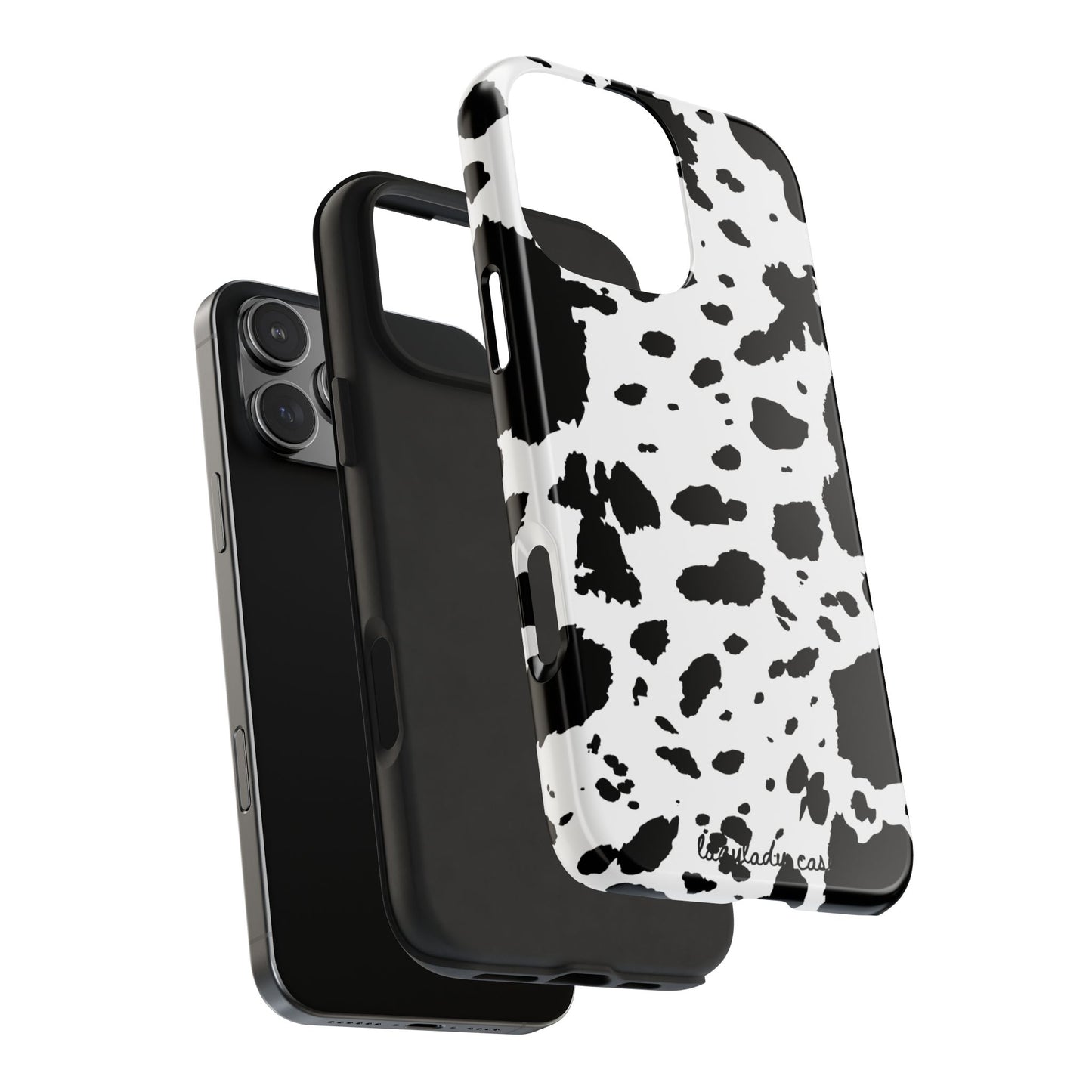 Stylish Cow Print Tough Phone Case | Durable & Trendy Accessory