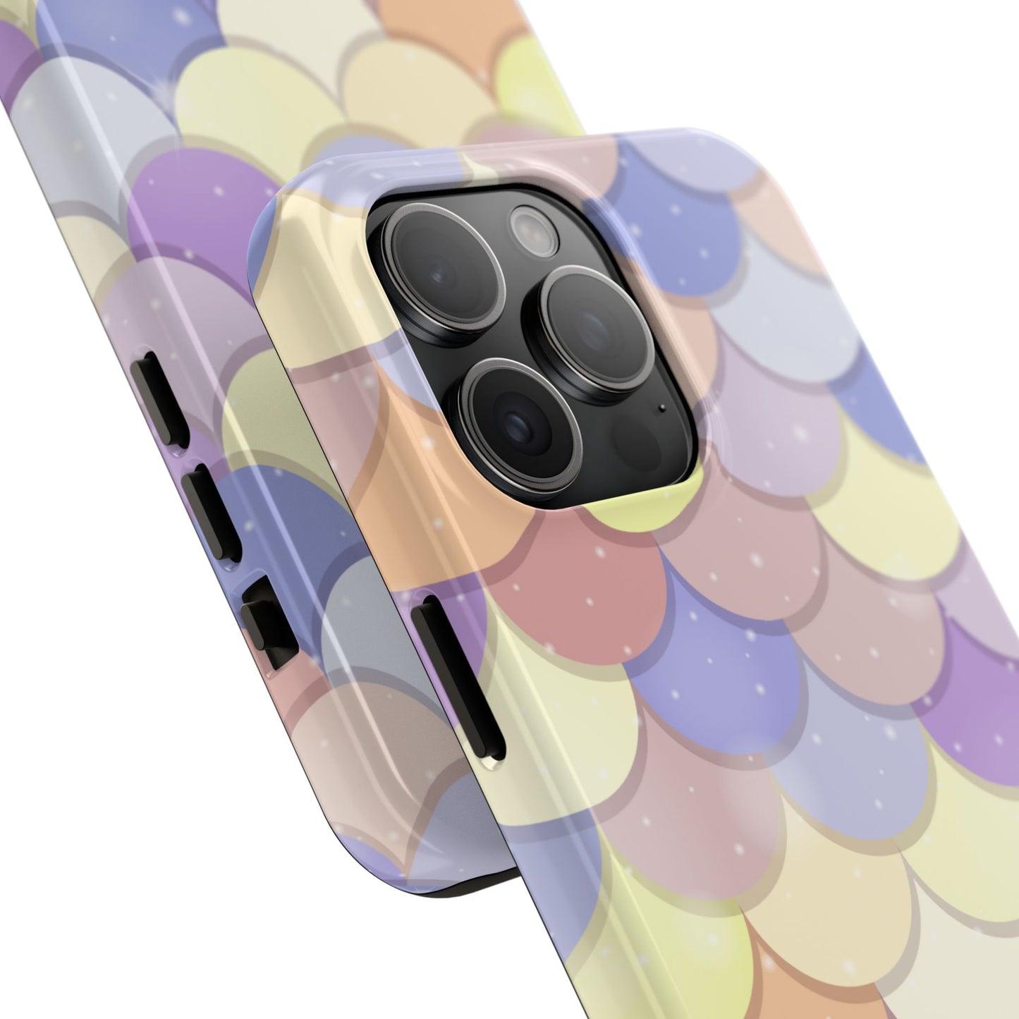 Mermaid Scale Tough Phone Case - Durable Protection with Colorful Design
