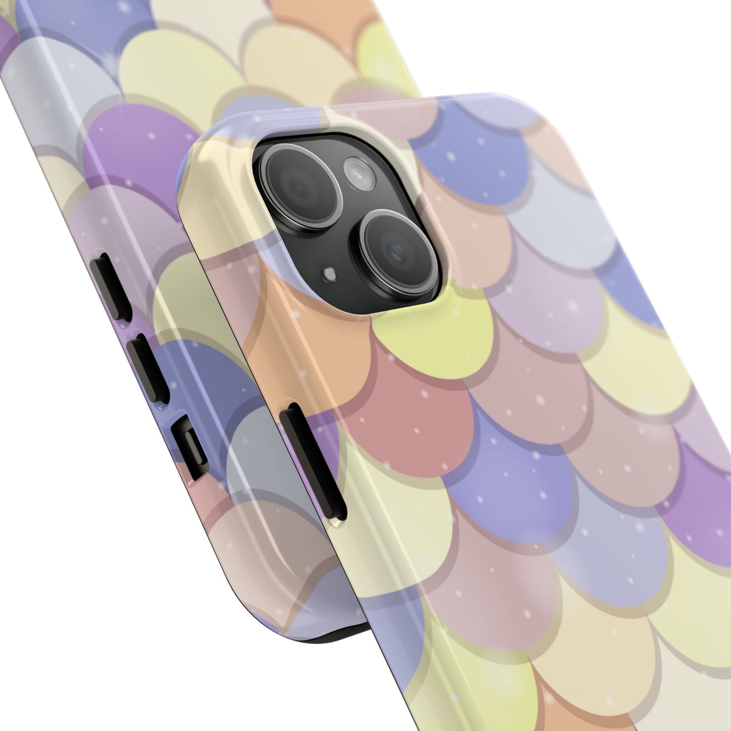 Mermaid Scale Tough Phone Case - Durable Protection with Colorful Design