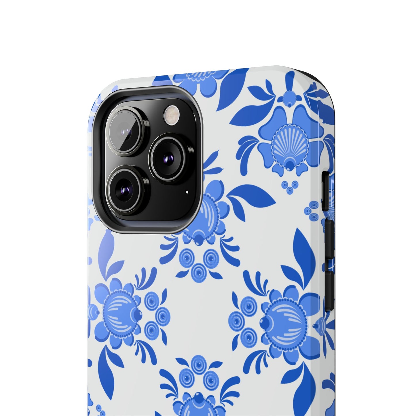 Floral Tough Phone Case - Stylish Protection for Everyday Use
