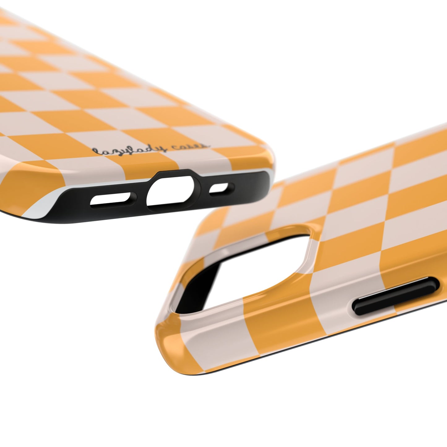 Bright Checkerboard Tough Phone Case - Stylish & Durable Protection