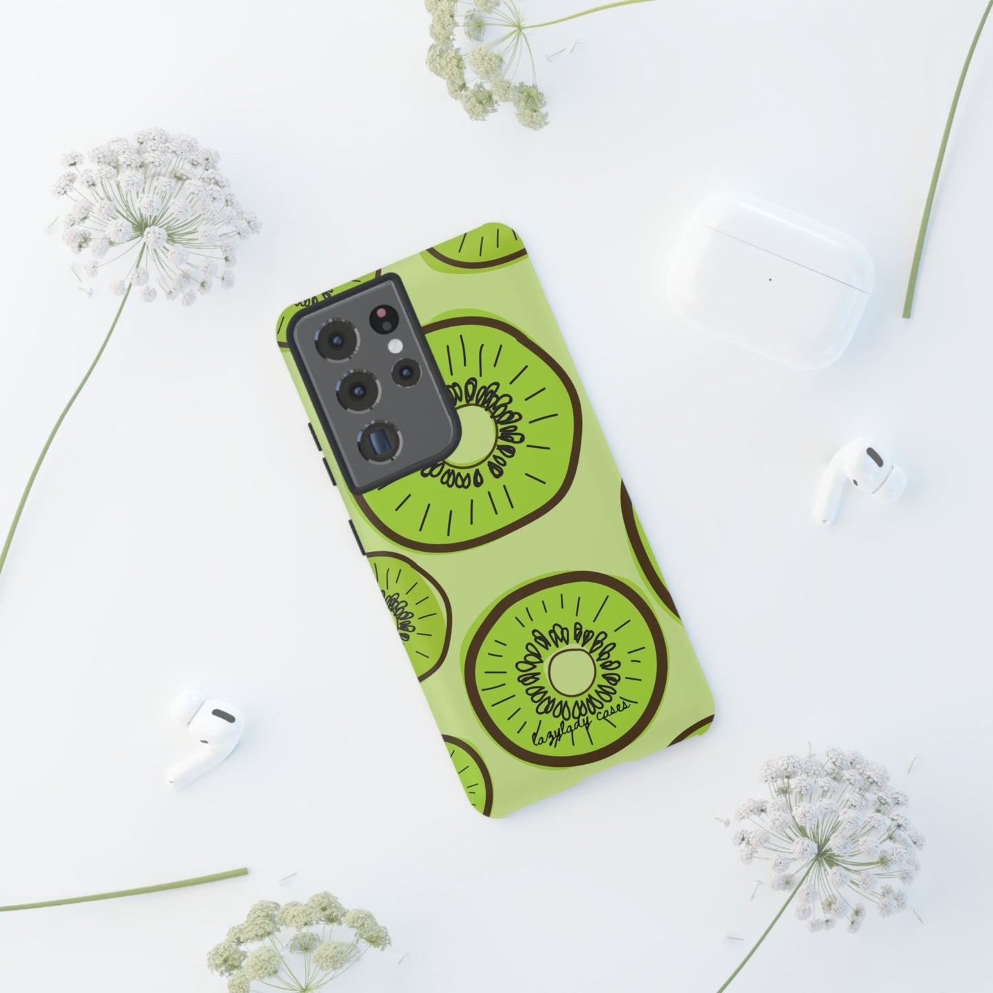 Kiwi Pattern Tough Phone Case - Fun and Stylish Phone Cover