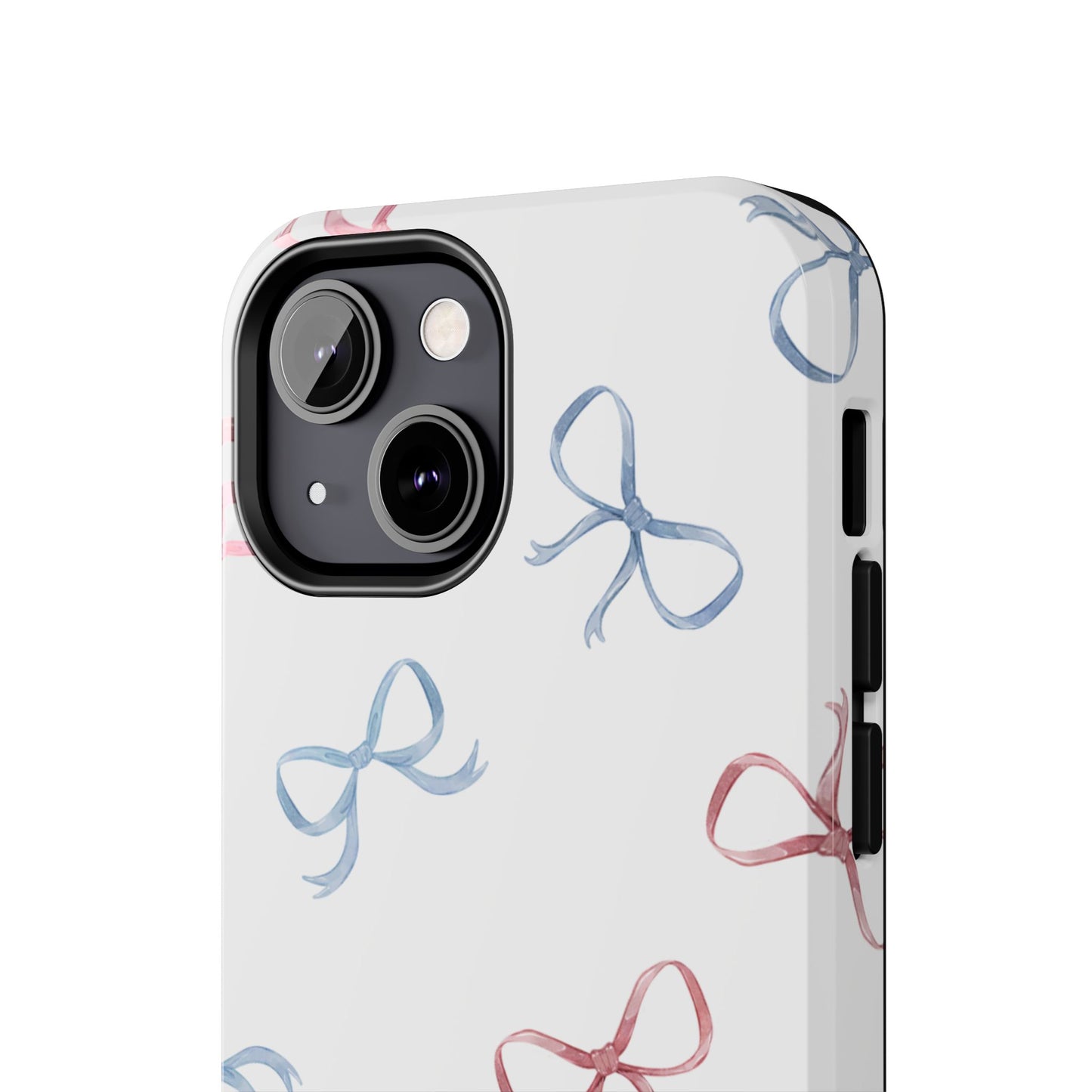 Chic Bow Pattern Tough Phone Case | Stylish Protection for Your Device
