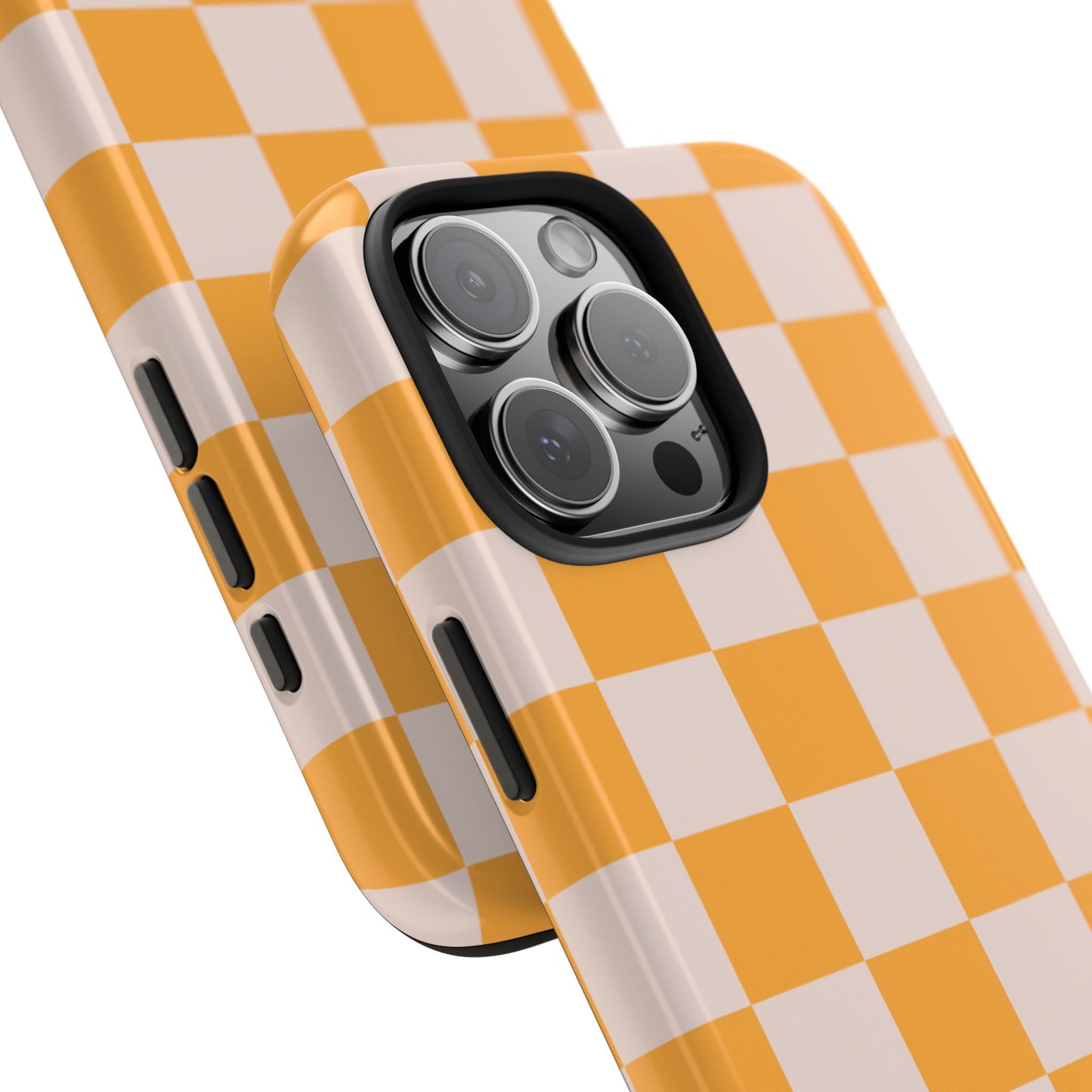 Bright Checkerboard Tough Phone Case - Stylish & Durable Protection