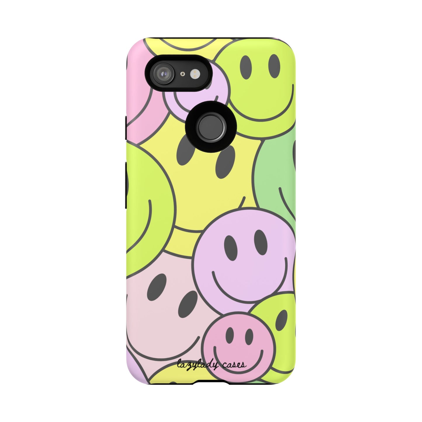 Colorful Smile Face Phone Case - Tough Protection & Fun Design