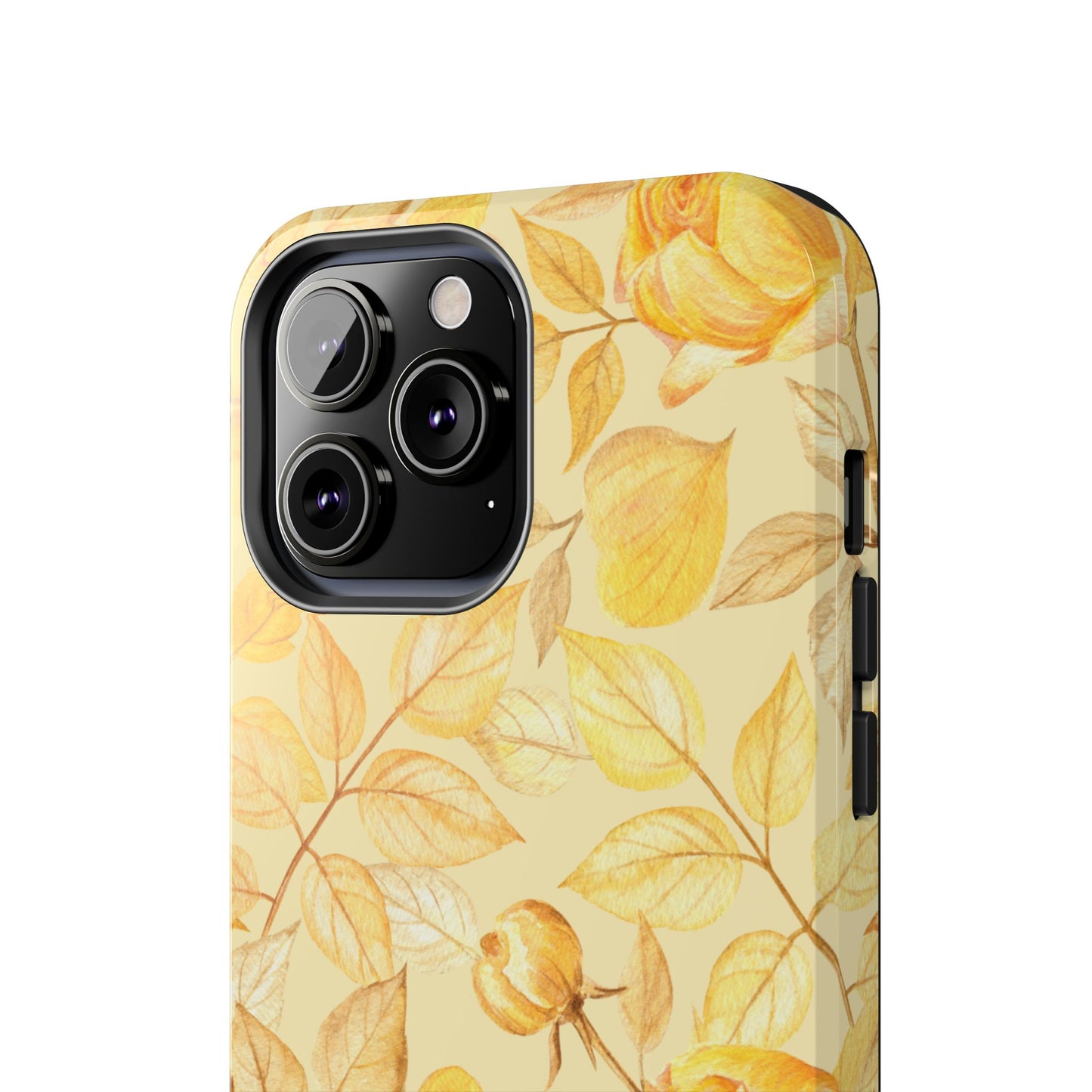 Yellow Dusk Tough Phone Case – Durable Protection with Yellow Roses Design