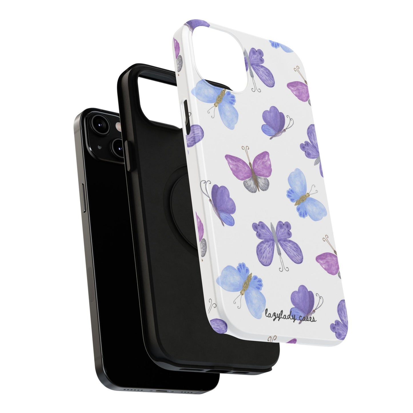 Butterfly Impact-Resistant Phone Case - Stylish & Durable Protection