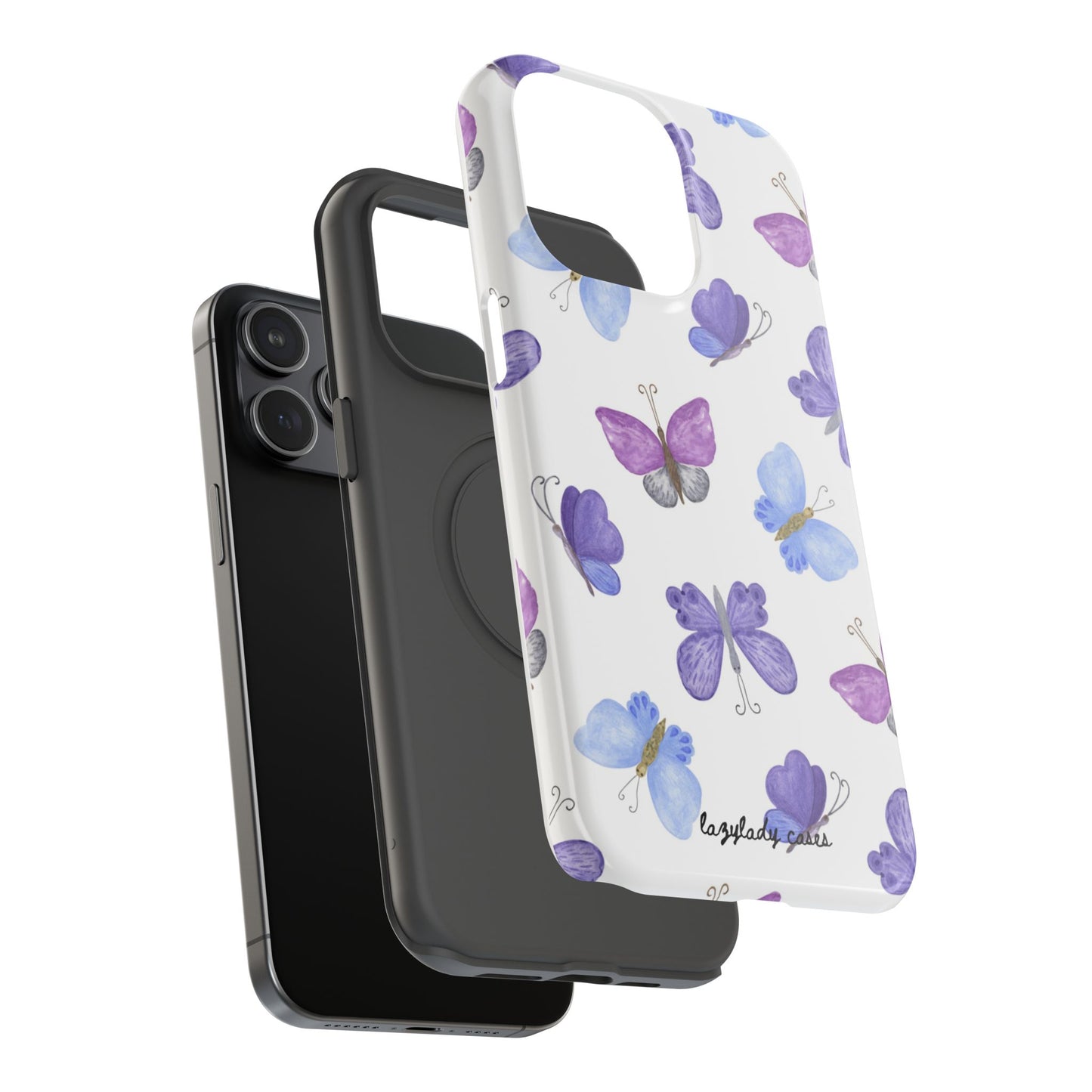 Butterfly Impact-Resistant Phone Case - Stylish & Durable Protection