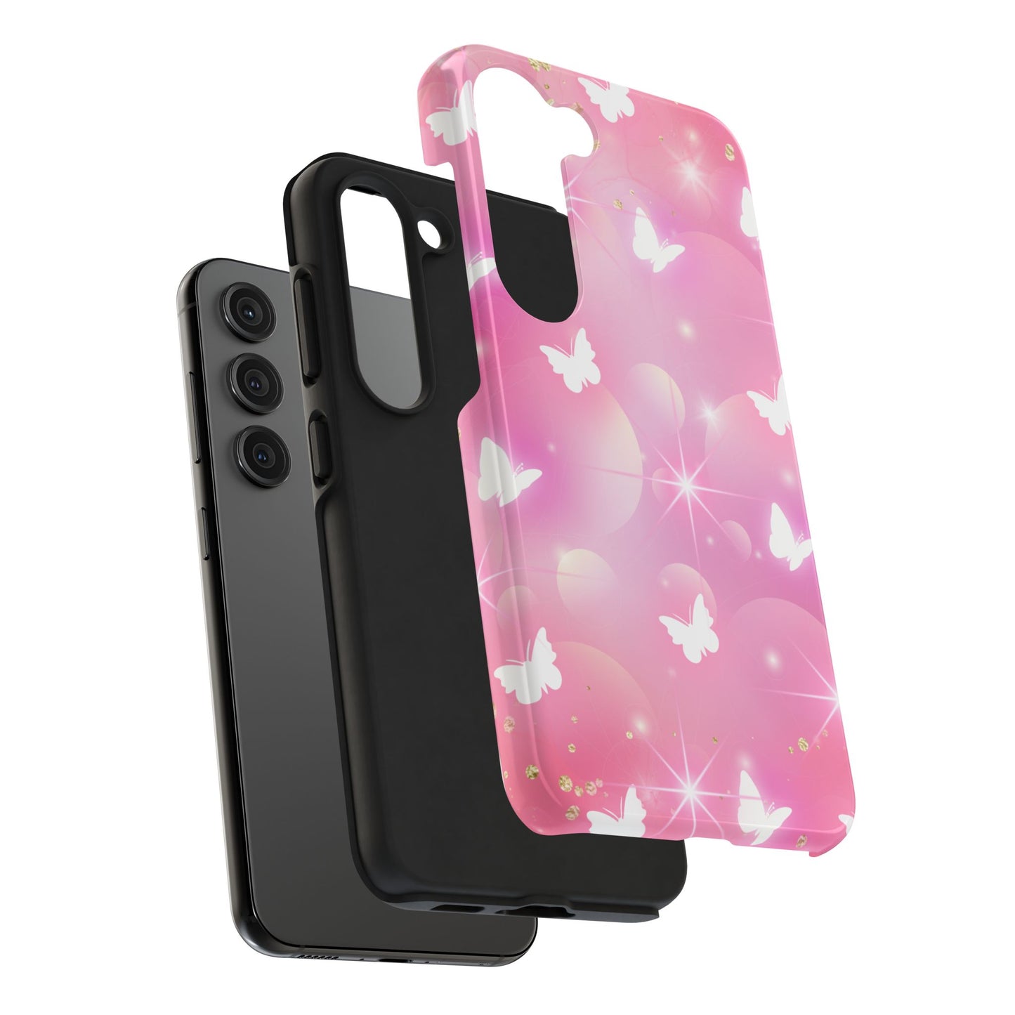 Butterfly Bloom Tough Phone Cases, Stylish Protection, Gifts for Her, Trendy Accessories, Spring Vibe, Phone Cover
