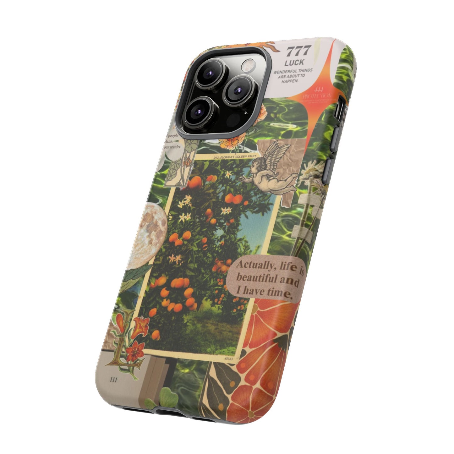Tough Cases - Vibrant iPhone Case for Nature Lovers, Floral Phone Cover, Eco-Friendly, Inspirational Gift, Unique Phone Accessory