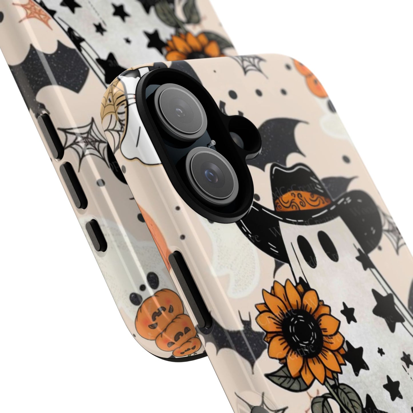 Cute Ghost Phone Case, Halloween Decor, Spooky Gift, Fall Accessories, Pumpkin Lover's Gift, Autumn Vibes, Trick or Treat