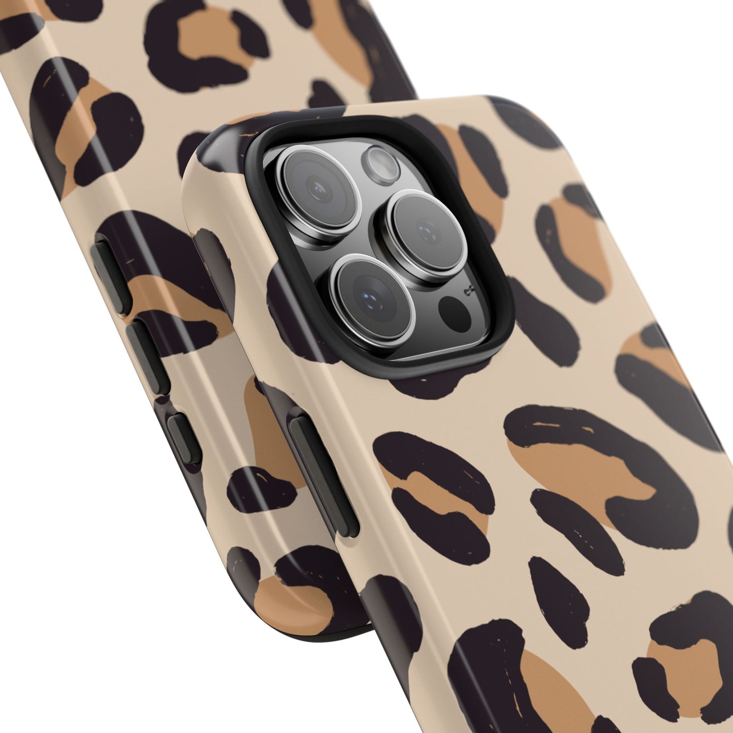Chic Leopard Print Phone Case - Tough & Stylish Protection