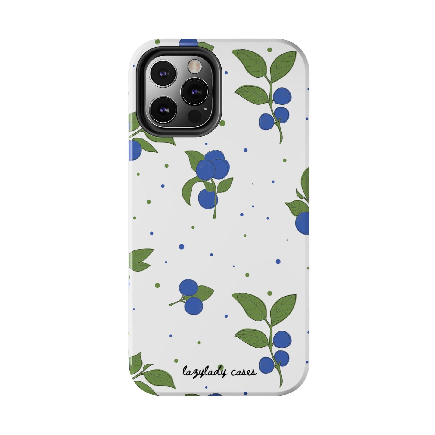 Blueberry Tough Phone Case - Durable Berry Design for Everyday Protection