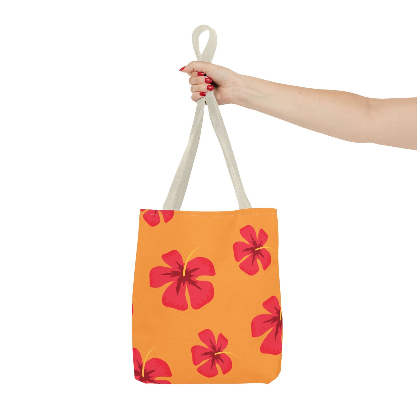 Tote Bag with Vibrant Floral Design - Perfect for Spring and Summer