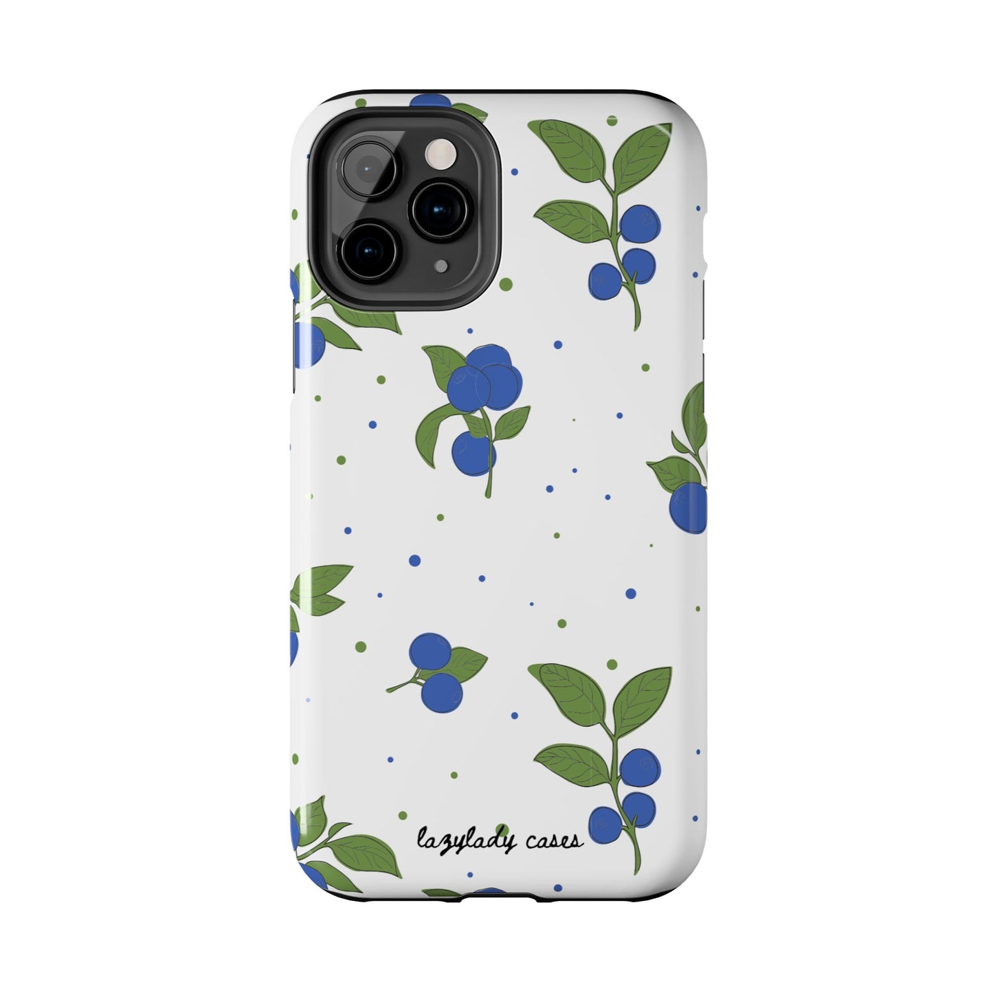 Blueberry Tough Phone Case - Durable Berry Design for Everyday Protection