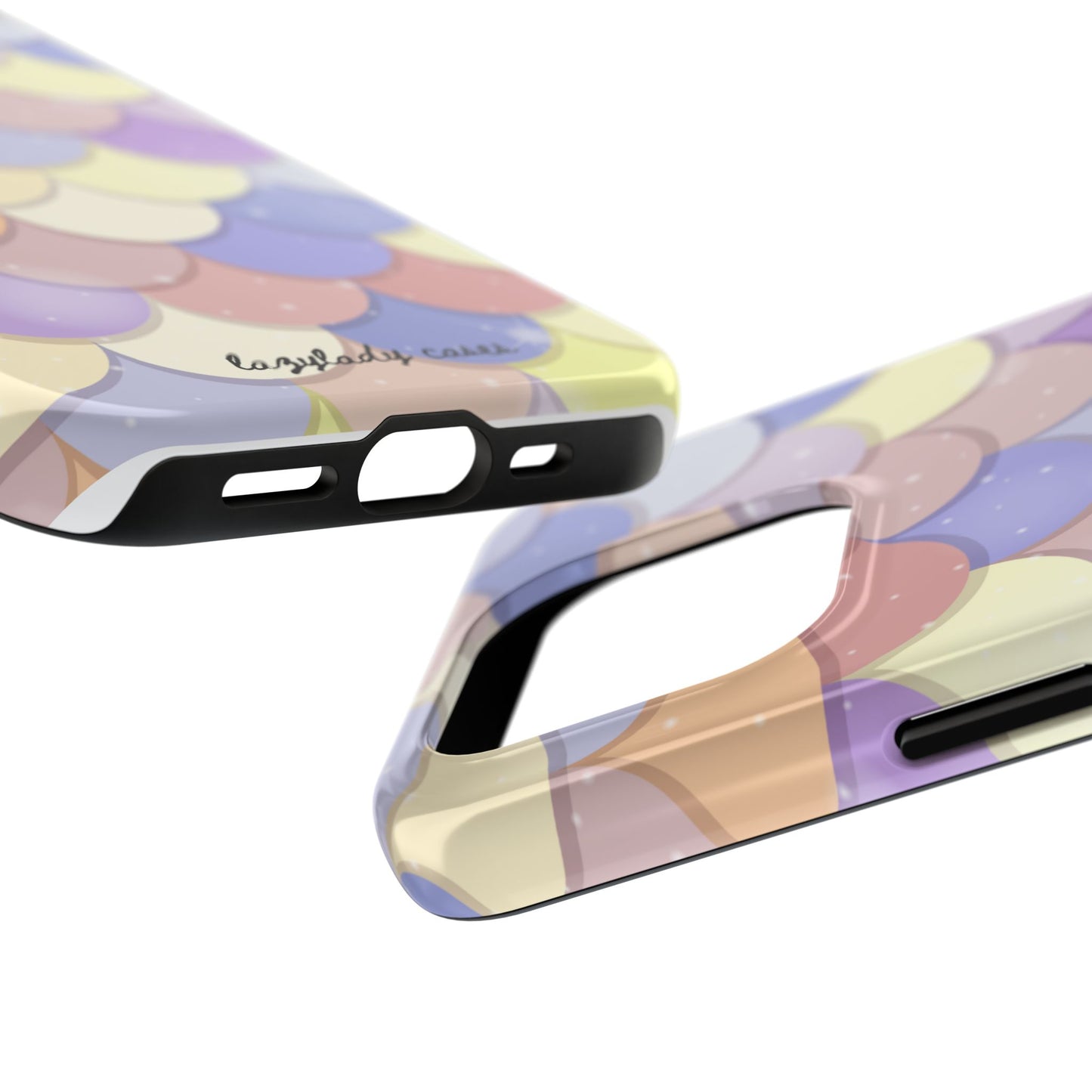 Mermaid Scale Tough Phone Case - Durable Protection with Colorful Design