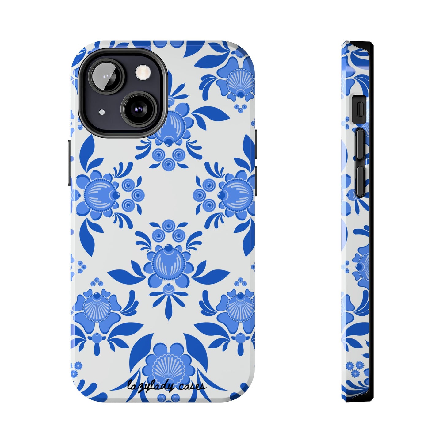 Floral Tough Phone Case - Stylish Protection for Everyday Use