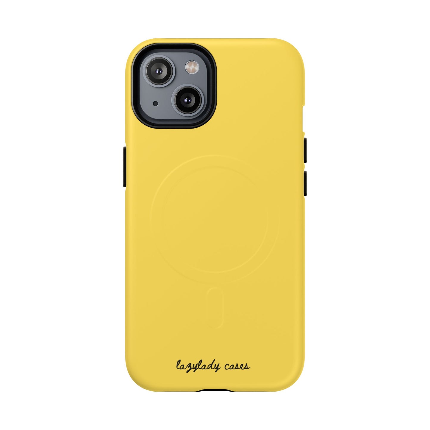 Vibrant Yellow Tough Magnetic Phone Case - Durable Protection & Stylish Design