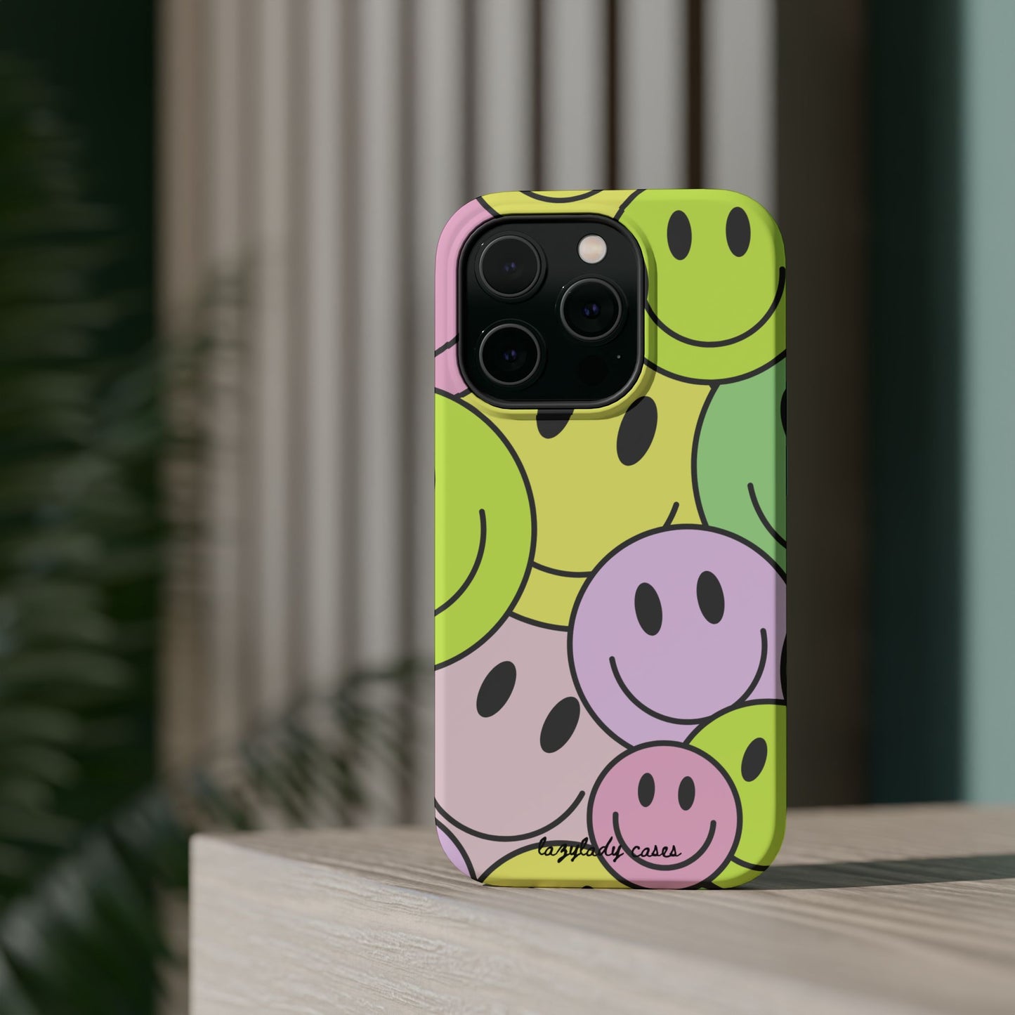 Colorful Smiley Face Magnetic Tough Case for Fun-Loving Individuals