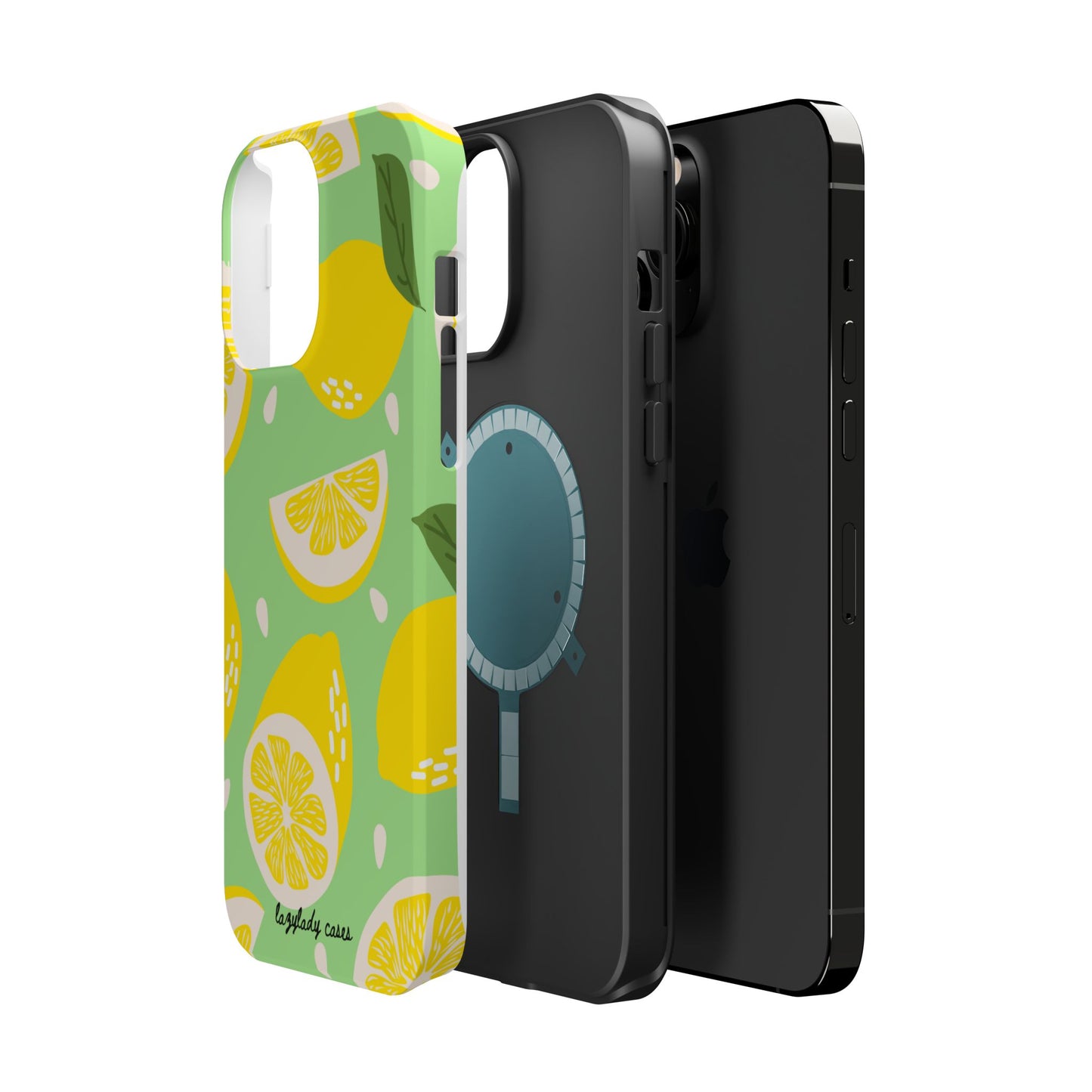 Lemonade Vibe Magnetic Phone Case - Bright Citrus Design for Summer Fun