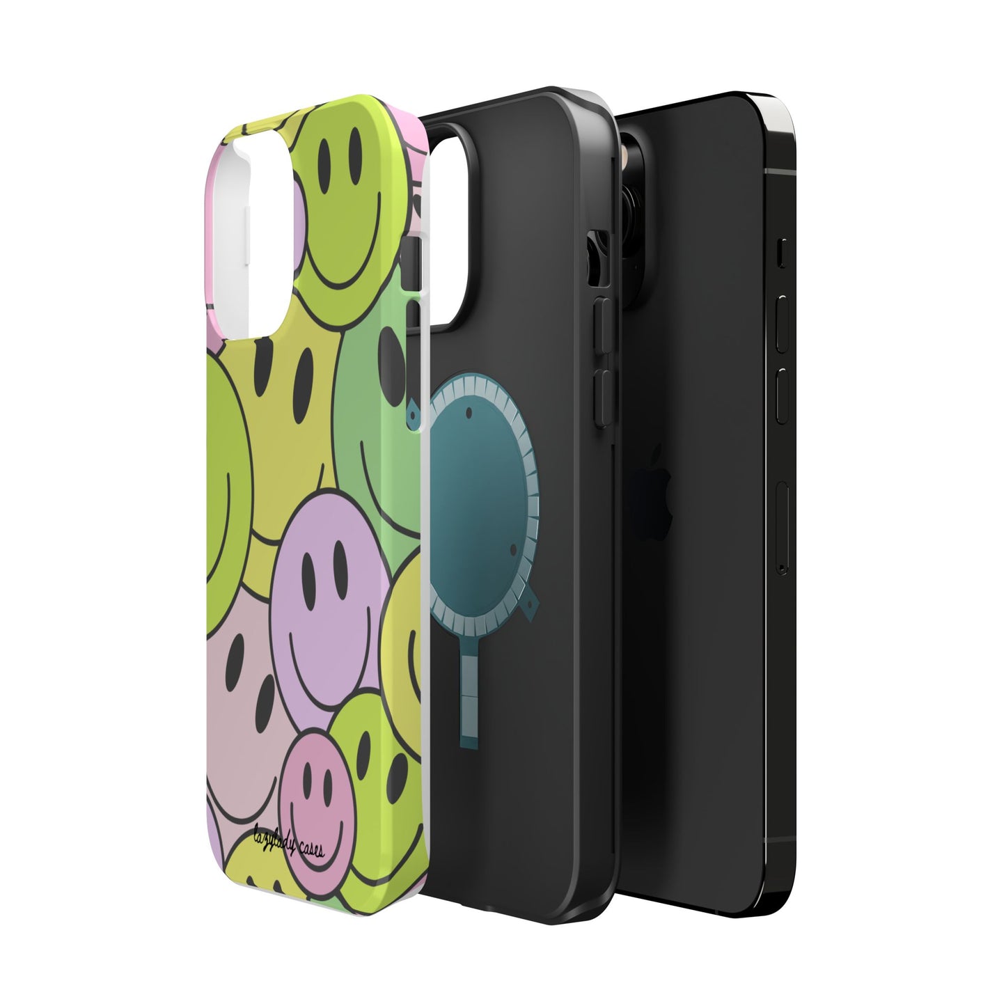 Colorful Smiley Face Magnetic Tough Case for Fun-Loving Individuals