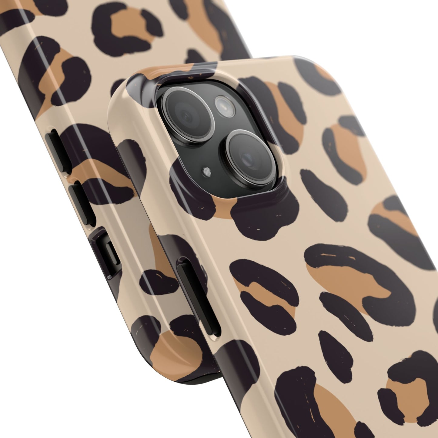 Chic Leopard Print Phone Case - Tough & Stylish Protection