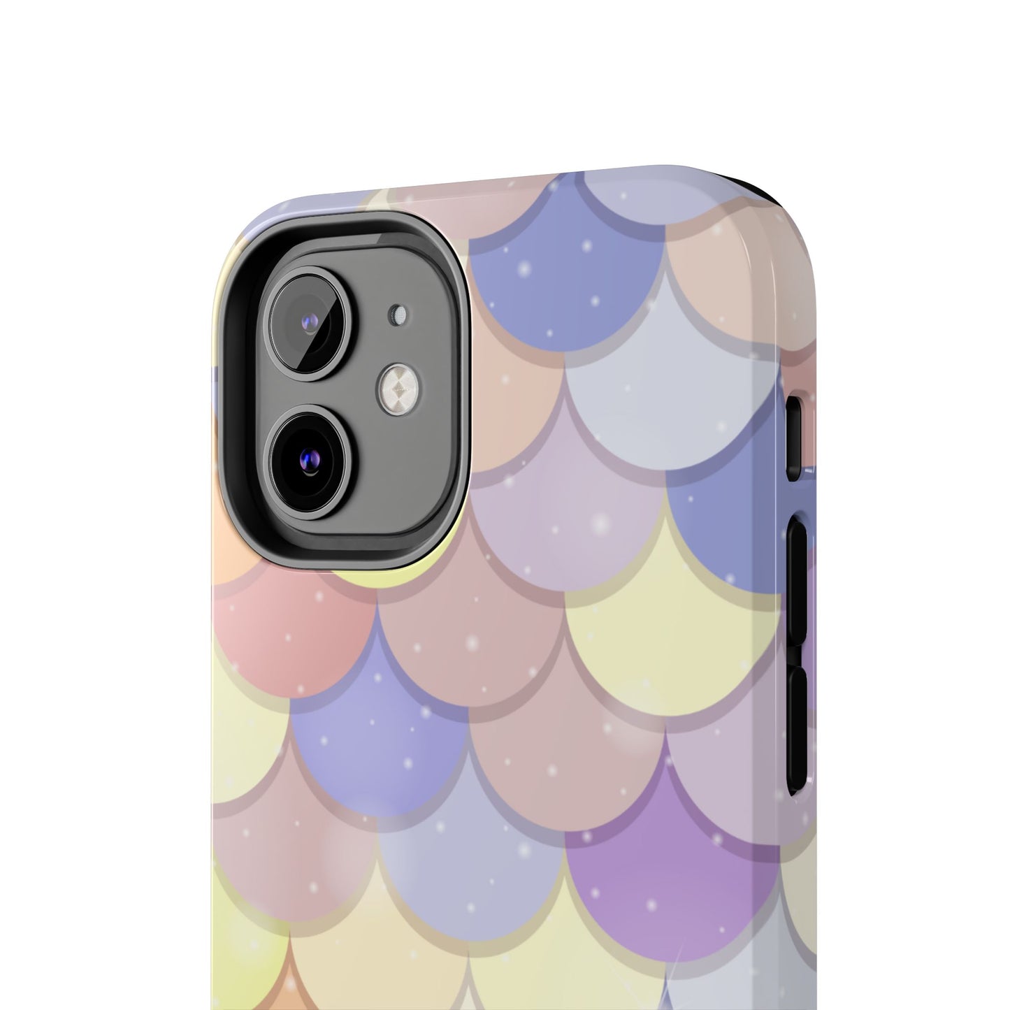 Mermaid Scale Tough Phone Case - Durable Protection with Colorful Design