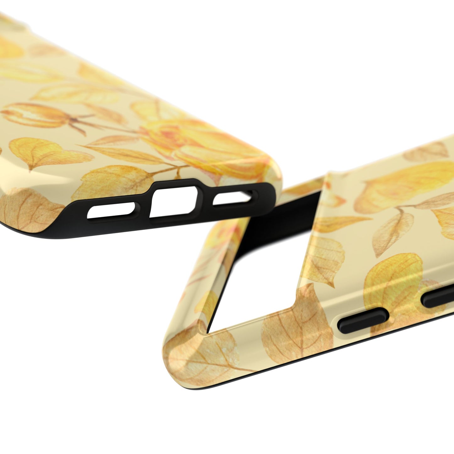 Yellow Dusk Tough Phone Case - Yellow Rose Design