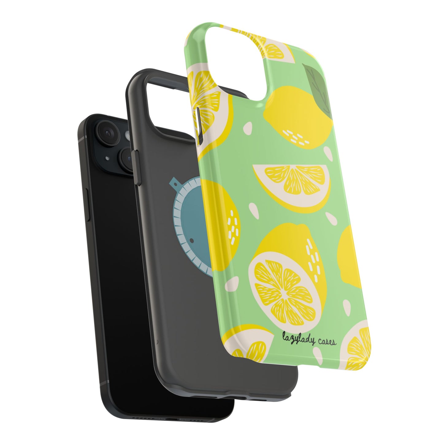 Lemonade Vibe Magnetic Phone Case - Bright Citrus Design for Summer Fun