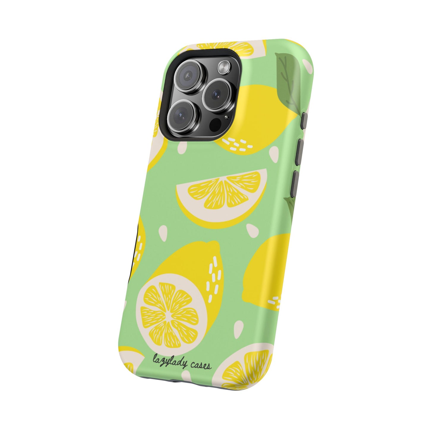 Lemonade Vibe Magnetic Phone Case - Bright Citrus Design for Summer Fun