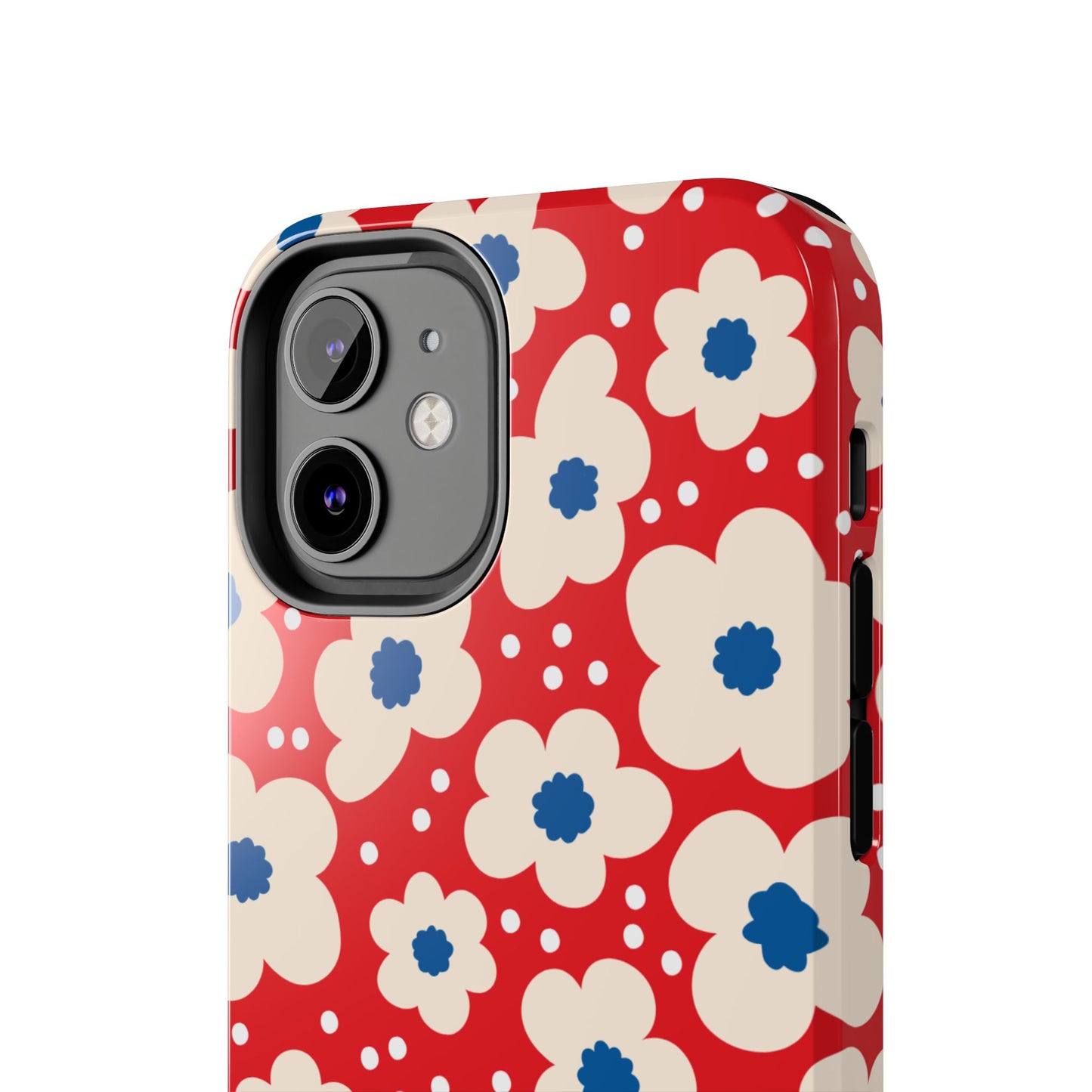 Blossom Floral Tough Phone Case - Durable Protection with Vintage Charm